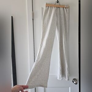 Holister Wide Leg Gray Sweat Pants